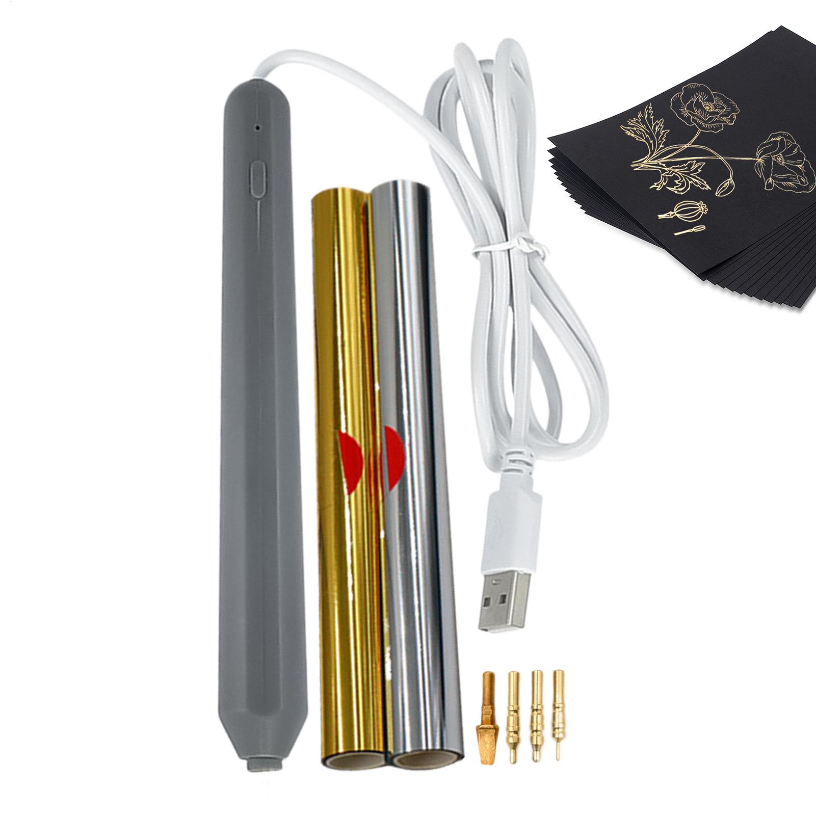 Leather Stamp Set - Hot Foil Pen Stamping Tool with