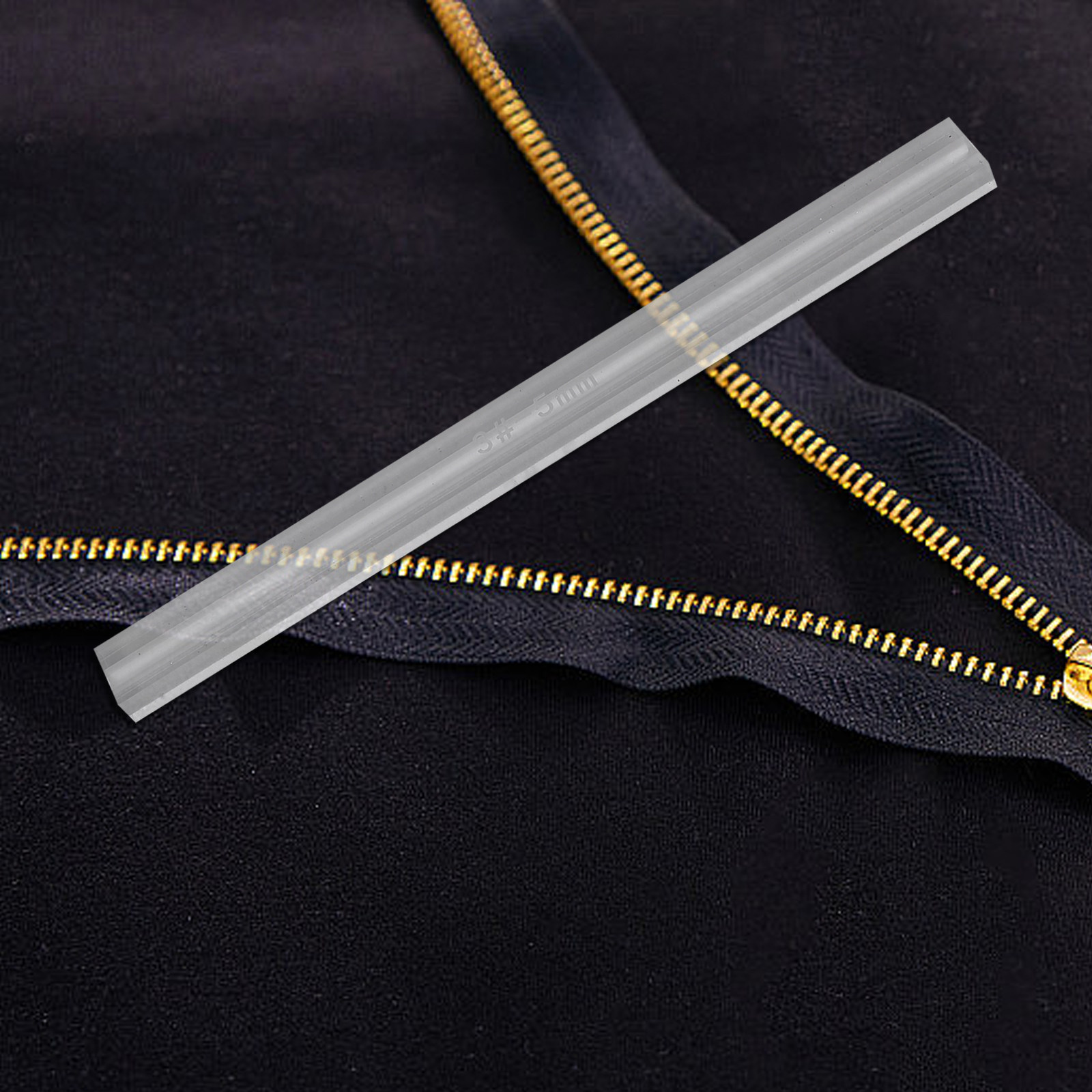 Leatherwork Ruler - Acrylic Zipper Glue Anti-Overflow Tool Zipper