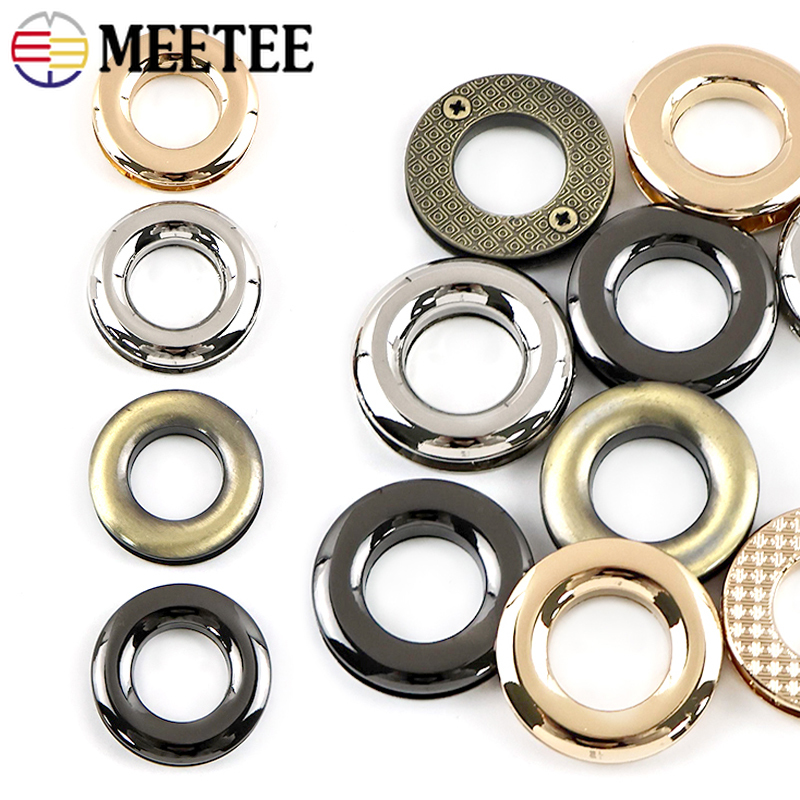 Leatherwork Hardware - 10Pcs 10-25mm O Ring Metal Buckles