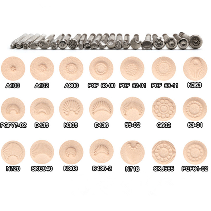 Leather Stamp Set - 1Pcs DIY Leather Craft Alloy Metal