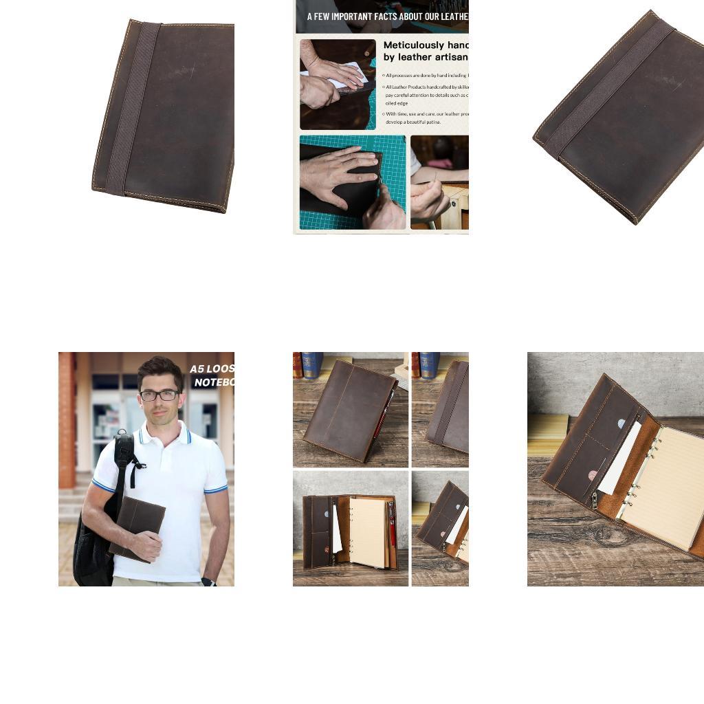Leatherwork Journal - Journal Cover with Genuine Leather Finish,