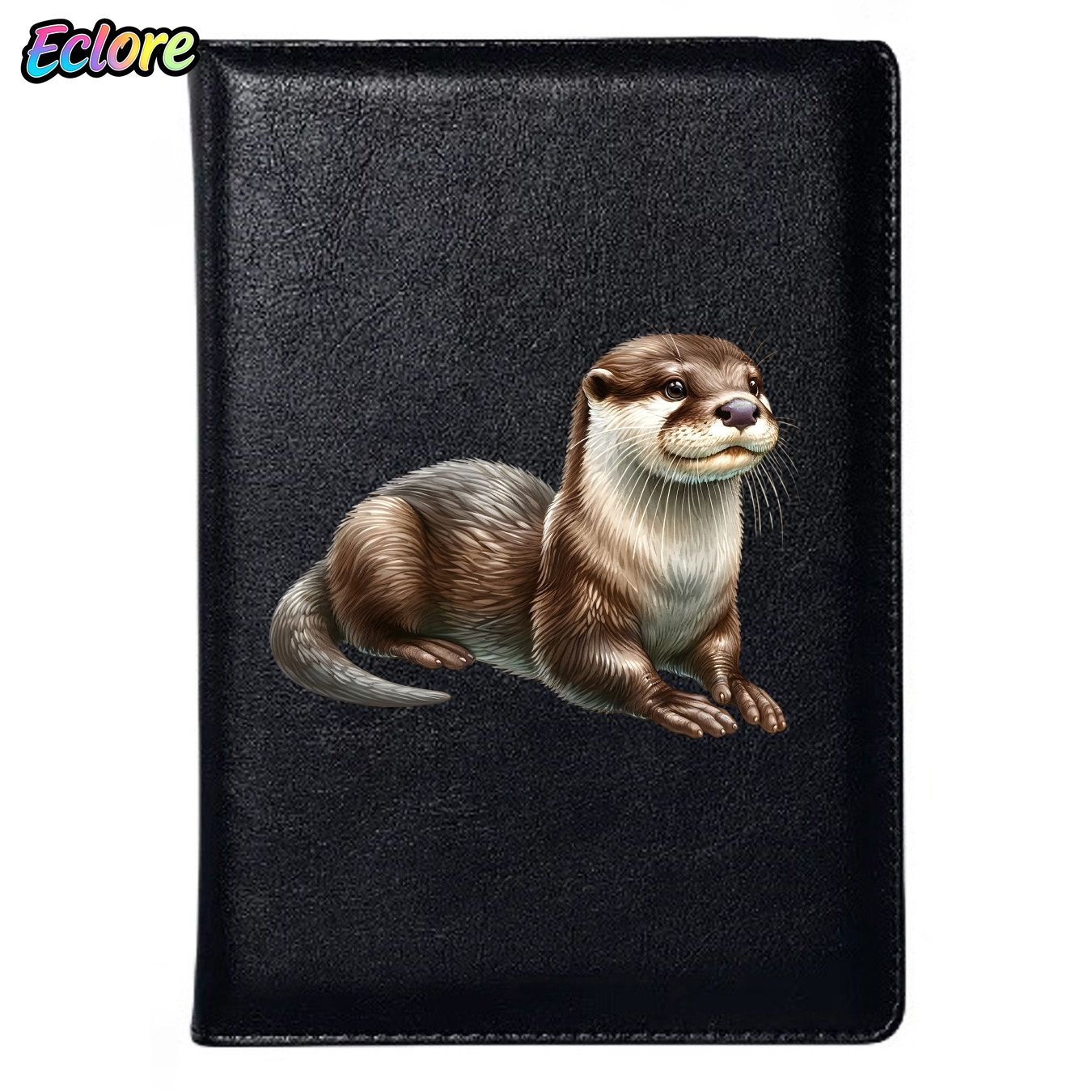 Leather Work Diary Covers - Lifelike Otter Animal PU Leather Notebook