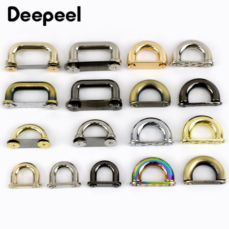 Leatherwork Hardware - Deepeel 5/10Pcs Metal Buckles Arch Bridge