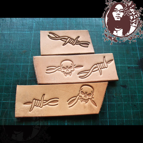 5pcs/set Skull Style Leather S - огляд і ціна Leather Stamp Set
