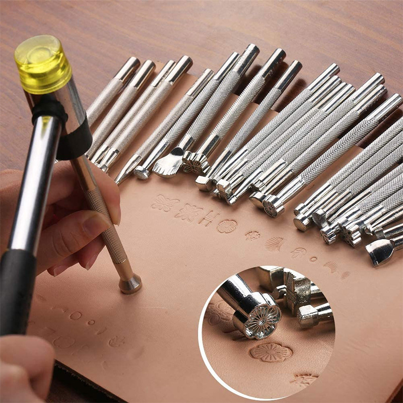 20Pcs Leather Stamping Tools L - огляд і ціна Leather Stamp Set