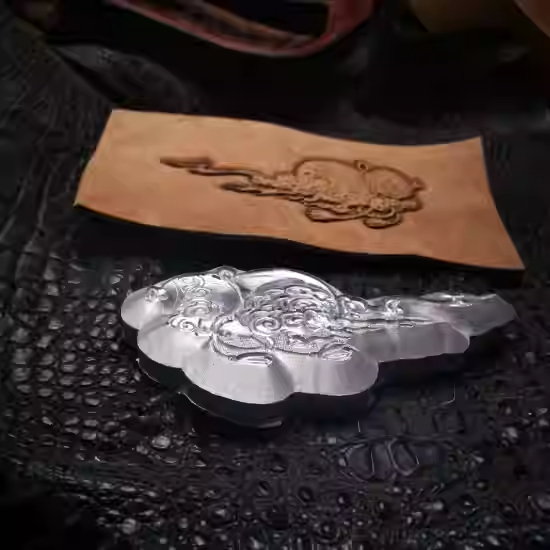 3D Gourd-shaped Leather Emboss - огляд і ціна Leatherwork Flowers