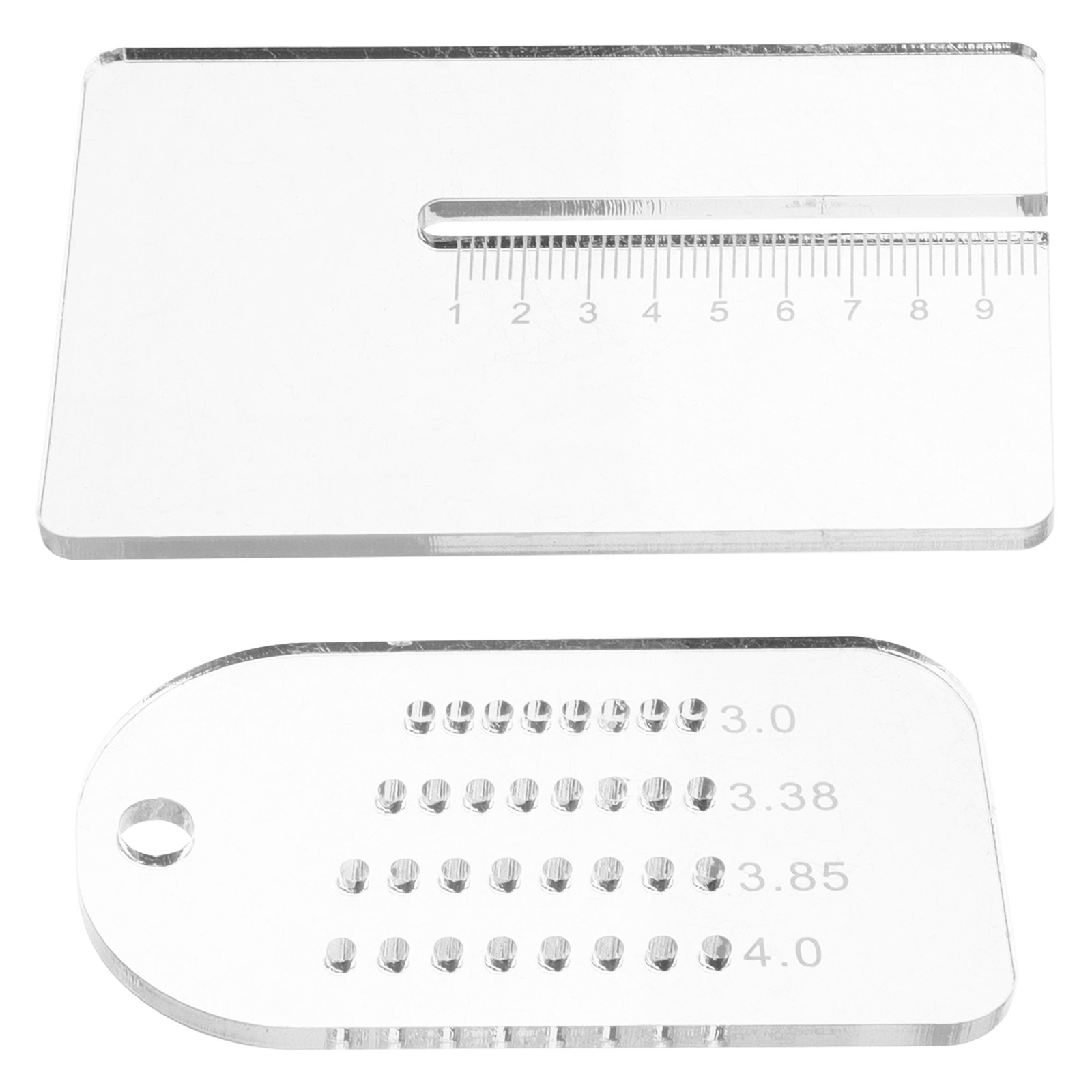 2Pcs Leathercraft Punch Spacin - огляд і ціна Leatherwork Ruler