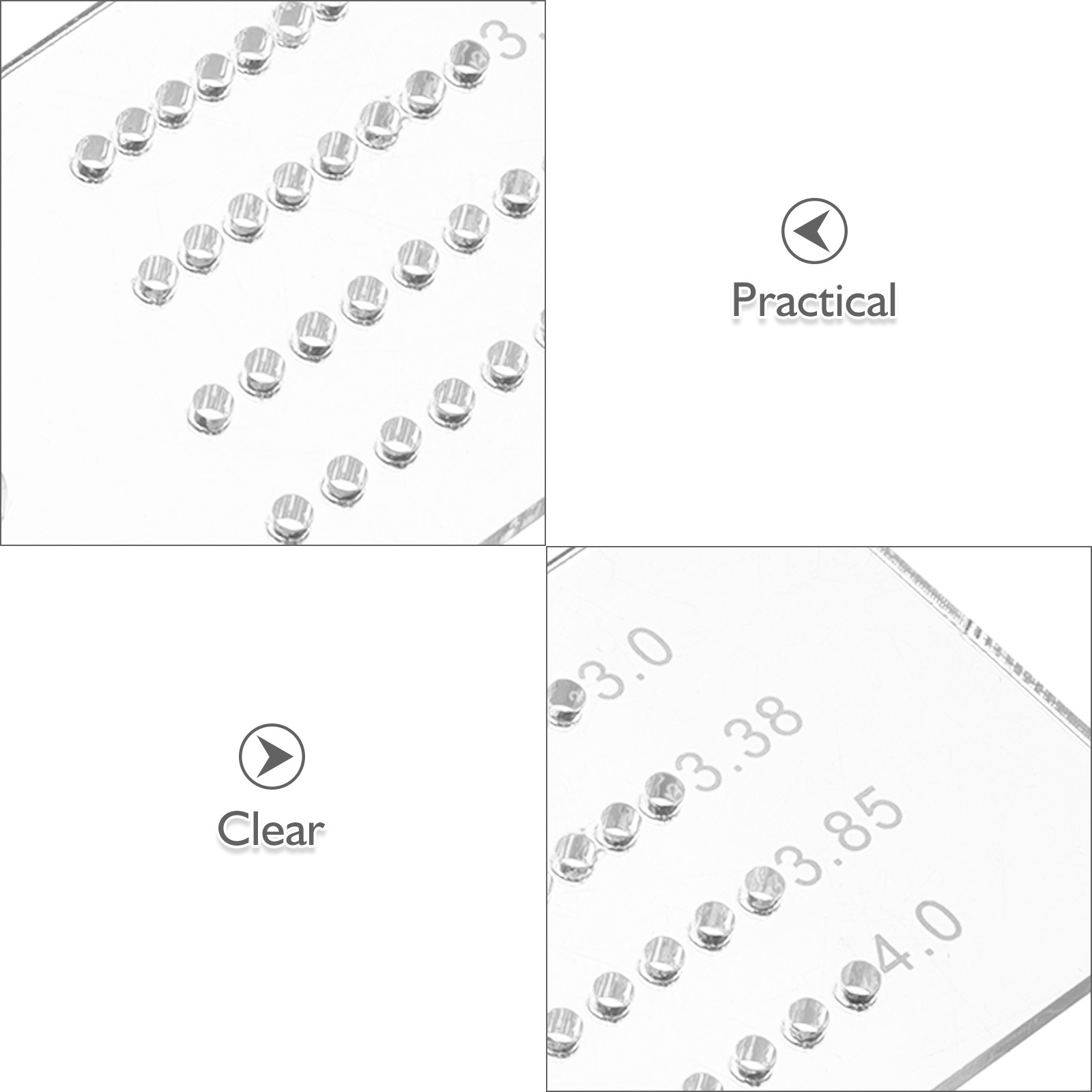 2Pcs Leathercraft Punch Spacin - огляд і ціна Leatherwork Ruler
