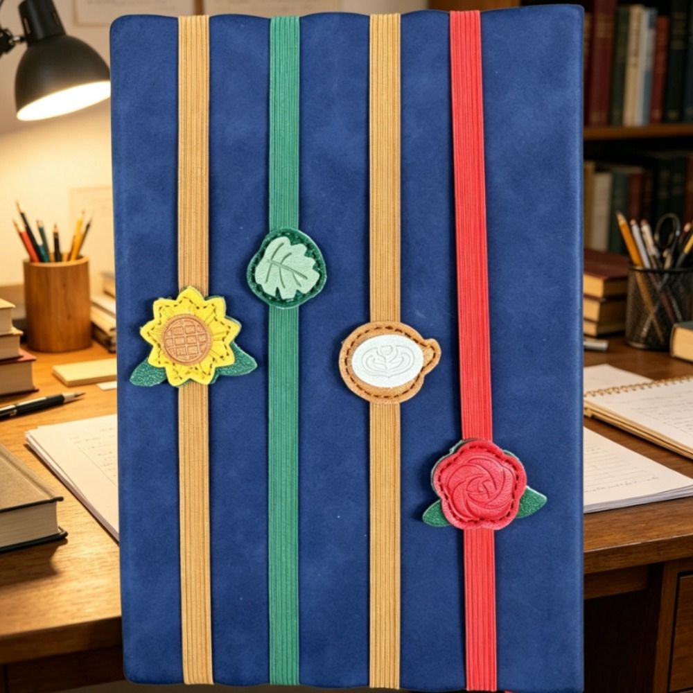Vintage Elastic Bands Leather  - огляд і ціна Leather Work Notepad