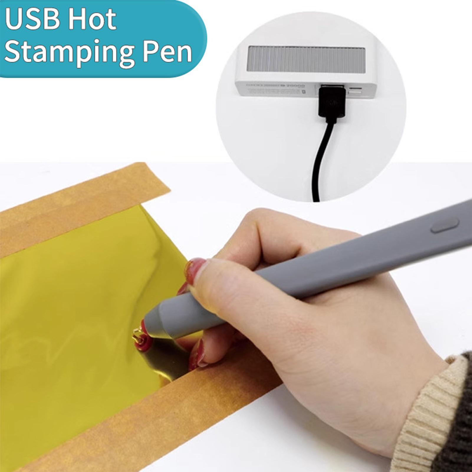 Hot Foil Pen Stamping Tool wit - огляд і ціна Leather Stamp Set