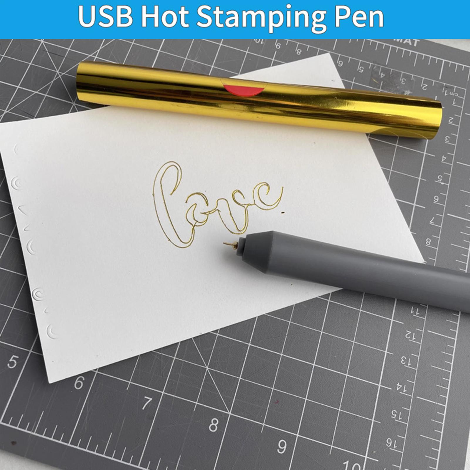 Hot Foil Pen Stamping Tool wit - огляд і ціна Leather Stamp Set