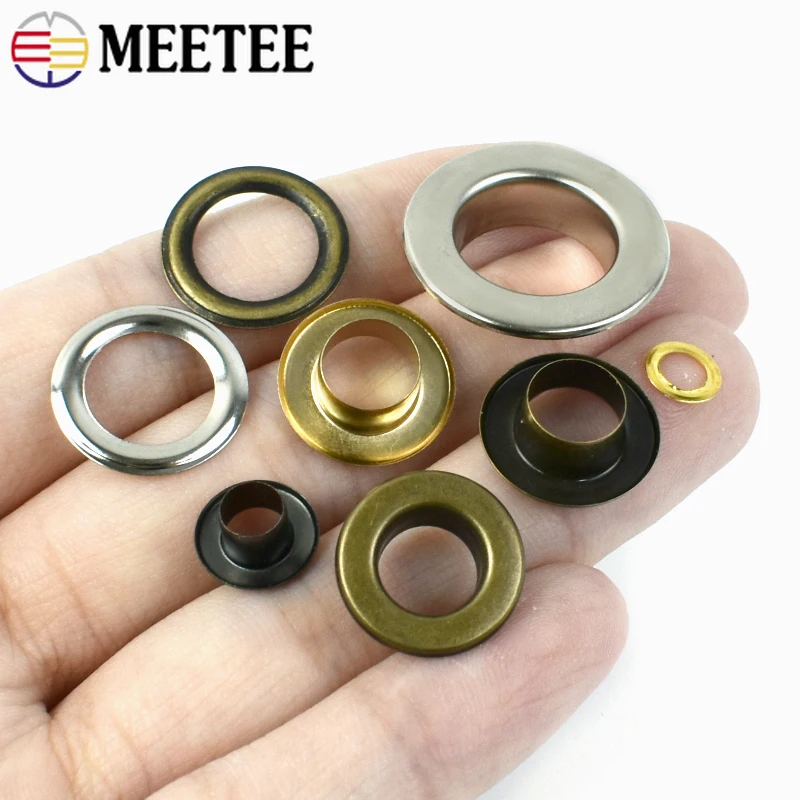 50Pcs 3.5-15mm Metal Eyelet O  - огляд і ціна Leatherwork Hardware