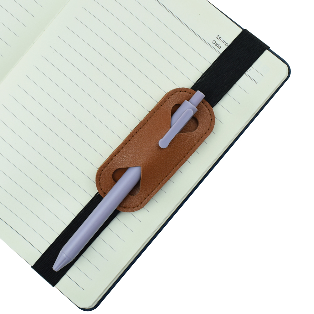 Elastic PU Leather Pen Holder  - огляд і ціна Leather Work Notepad