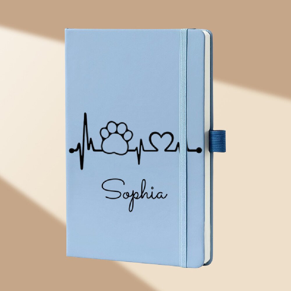 Custom Name Floral Monogram A5 - огляд і ціна Leatherwork Journal