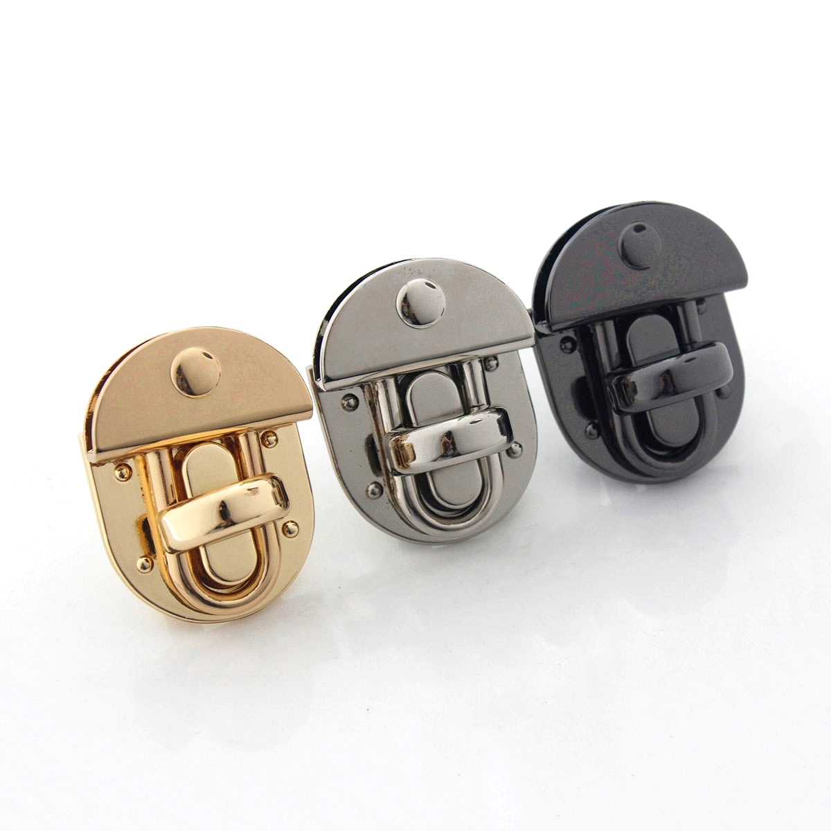 1pcs Metal Oval Shape Turn Loc - огляд і ціна Leatherwork Hardware