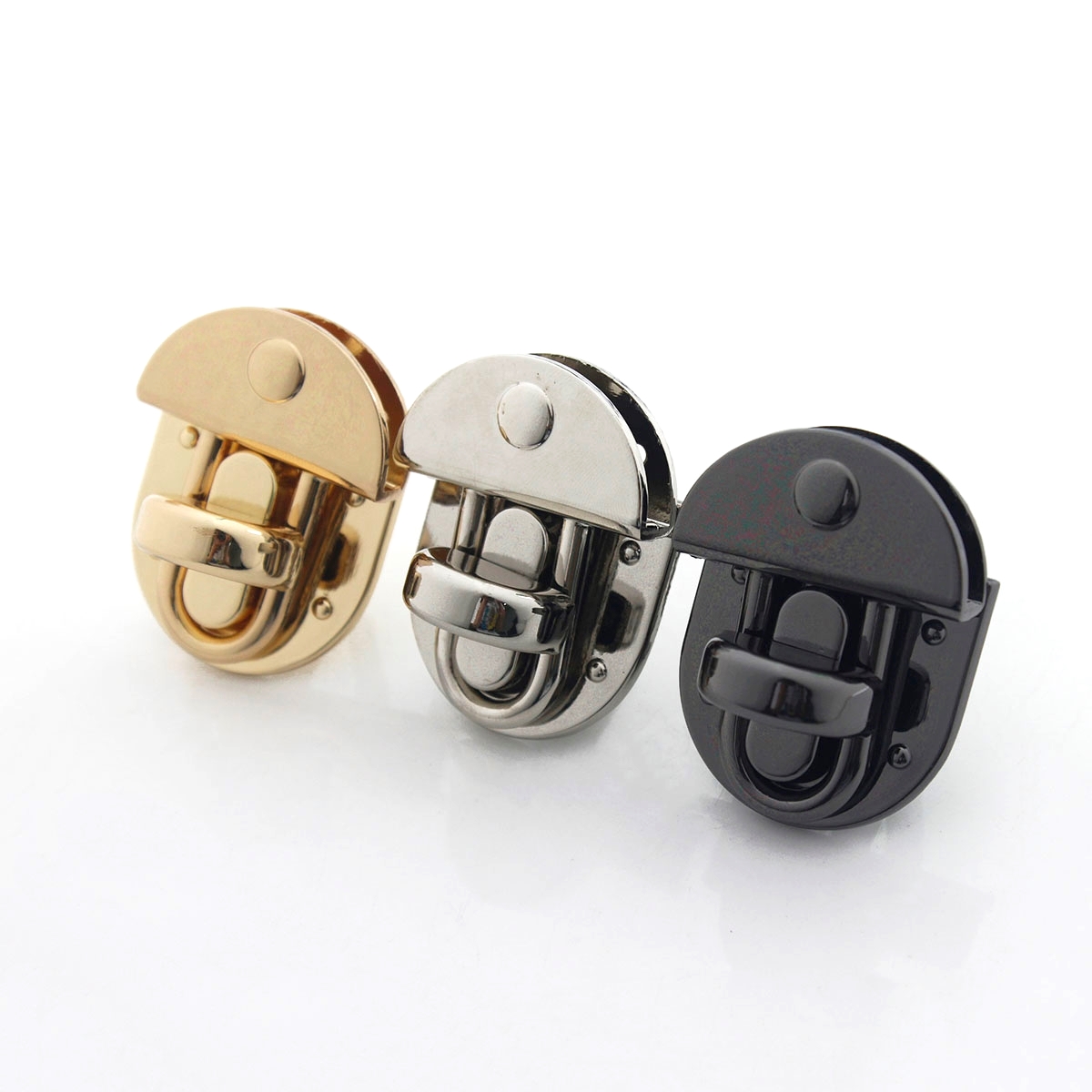 1pcs Metal Oval Shape Turn Loc - огляд і ціна Leatherwork Hardware
