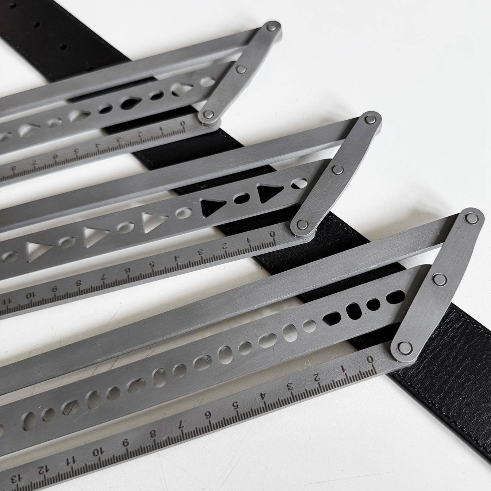 Iron Belt Positioning Ruler Ad - огляд і ціна Leatherwork Ruler