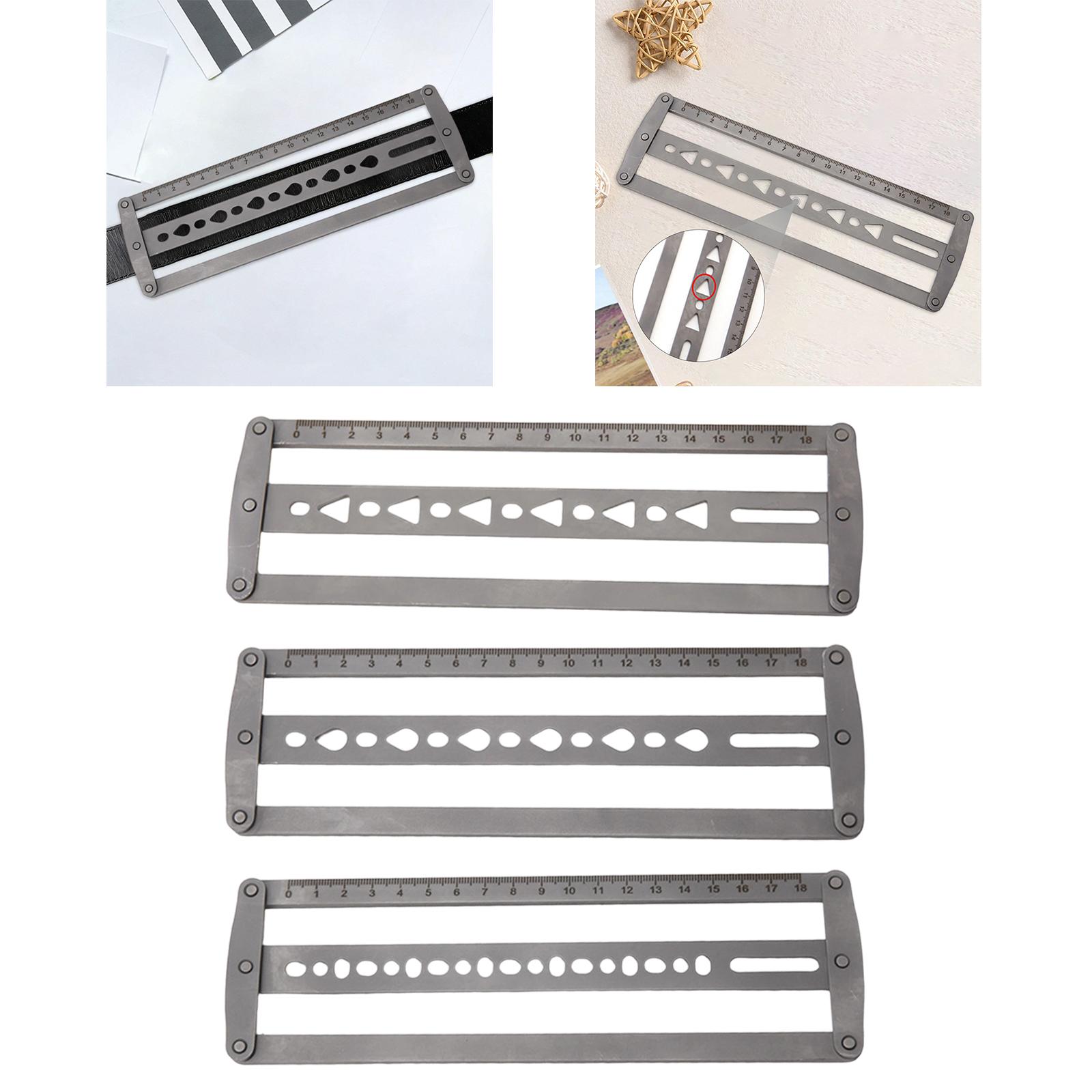 Iron Belt Positioning Ruler Ad - огляд і ціна Leatherwork Ruler