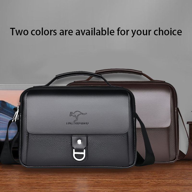 Durable Wear-resistant Two-ton - огляд і ціна Leather Work Bag Men