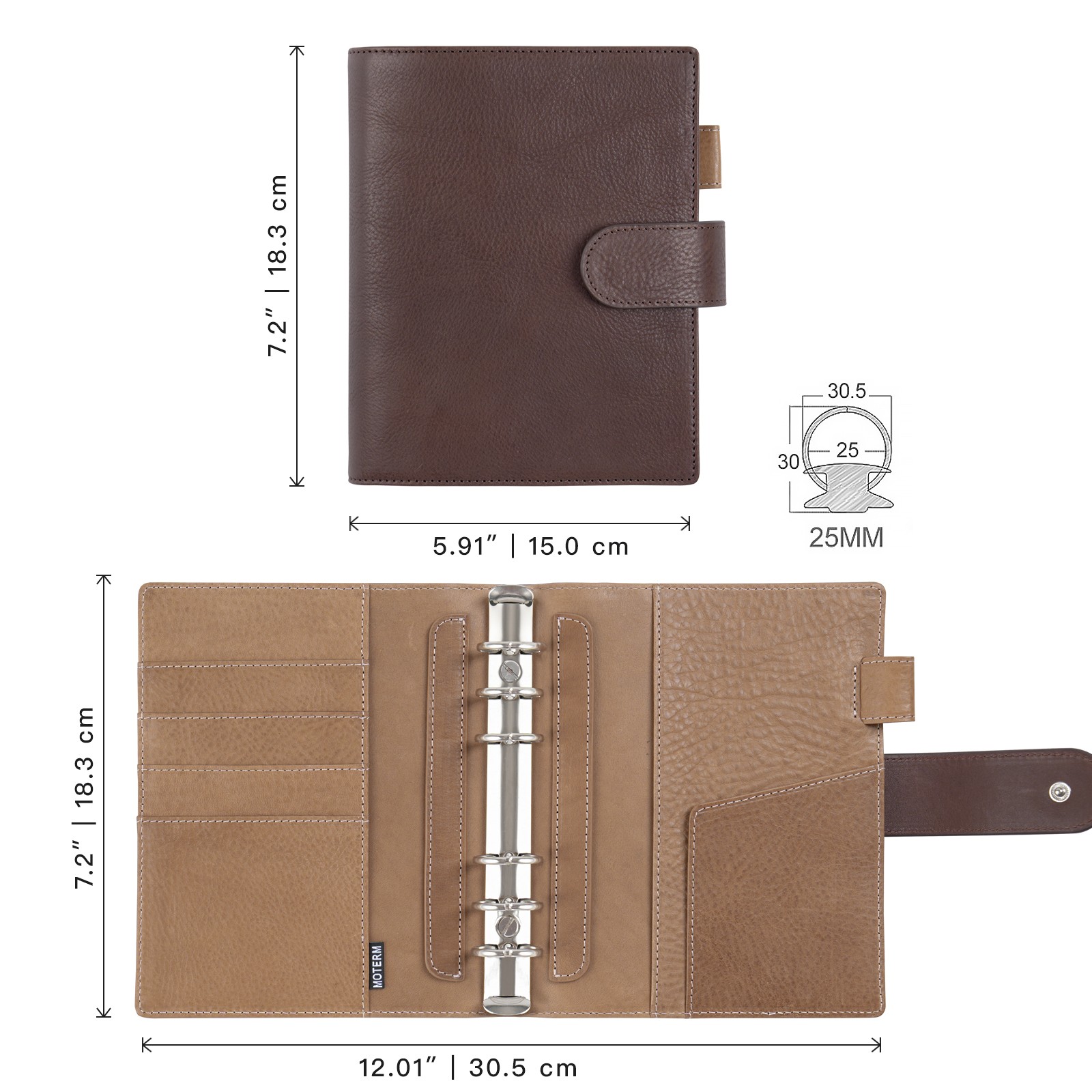 Moterm Franklin Covey Compact  - огляд і ціна Leather Work Notepad