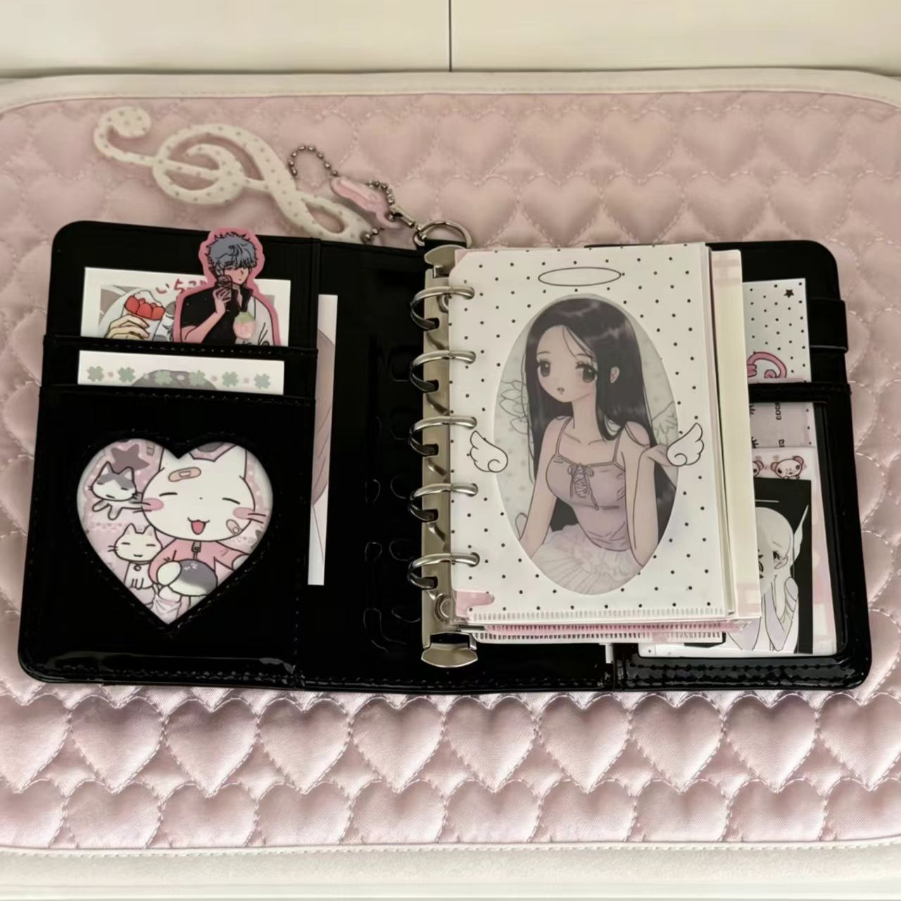 Korean Style Polka Dot Heart M - огляд і ціна Leather Work Notepad