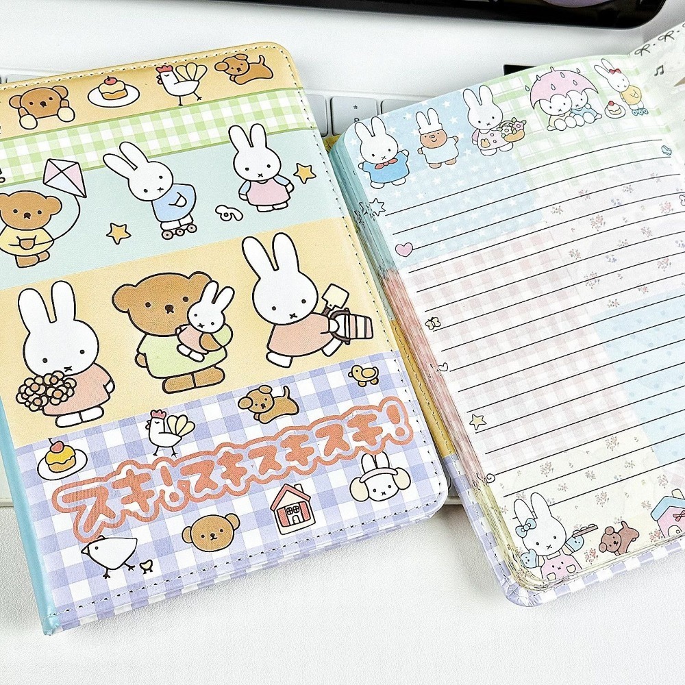 Miffy Rabbit Collage Notebook  - огляд і ціна Leather Work Notepad