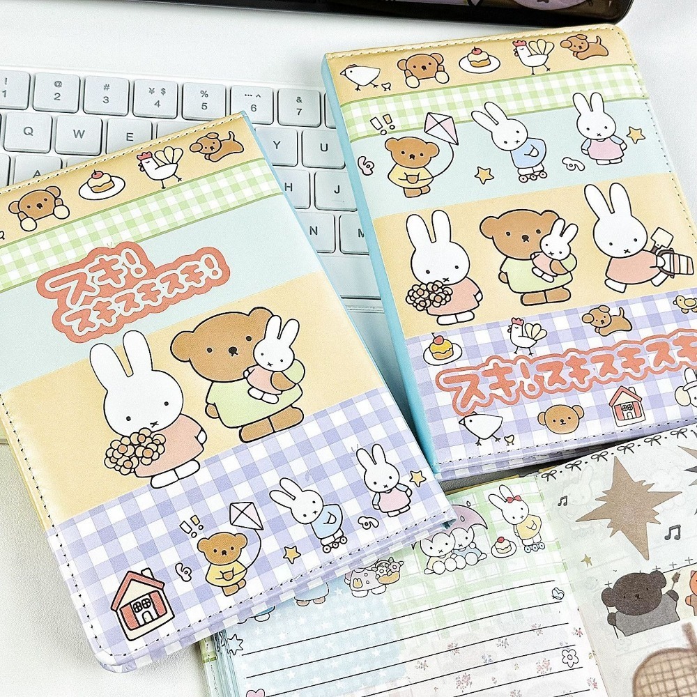 Miffy Rabbit Collage Notebook  - огляд і ціна Leather Work Notepad