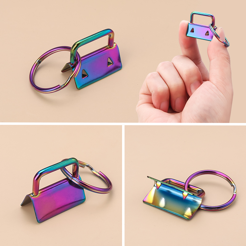 10pcs/Lot Tail Clip Key Fob Ha - огляд і ціна Leatherwork Hardware