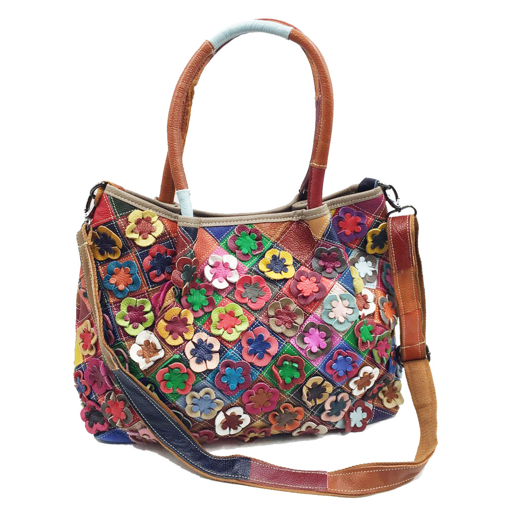 Oversized Female Genuine Leath - огляд і ціна Leatherwork Flowers