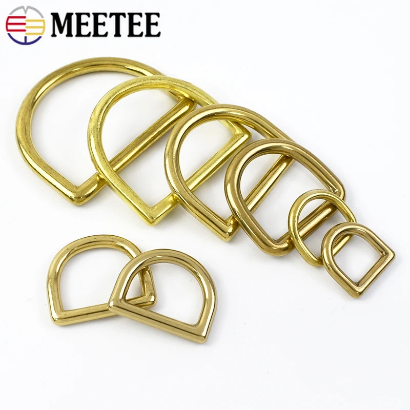 2/5Pcs 13-44mm Solid Brass D R - огляд і ціна Leatherwork Hardware