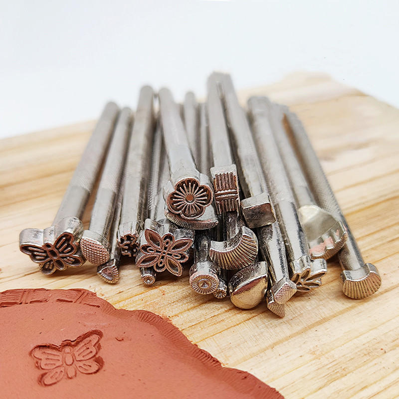 20PCS Pottery Stamps for Embos - огляд і ціна Leather Stamp Set