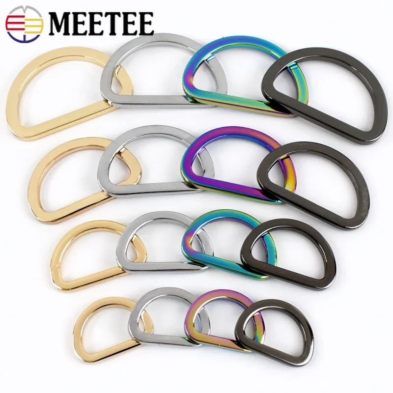 50Pcs 16-38mm D Rings Metal Bu - огляд і ціна Leatherwork Hardware