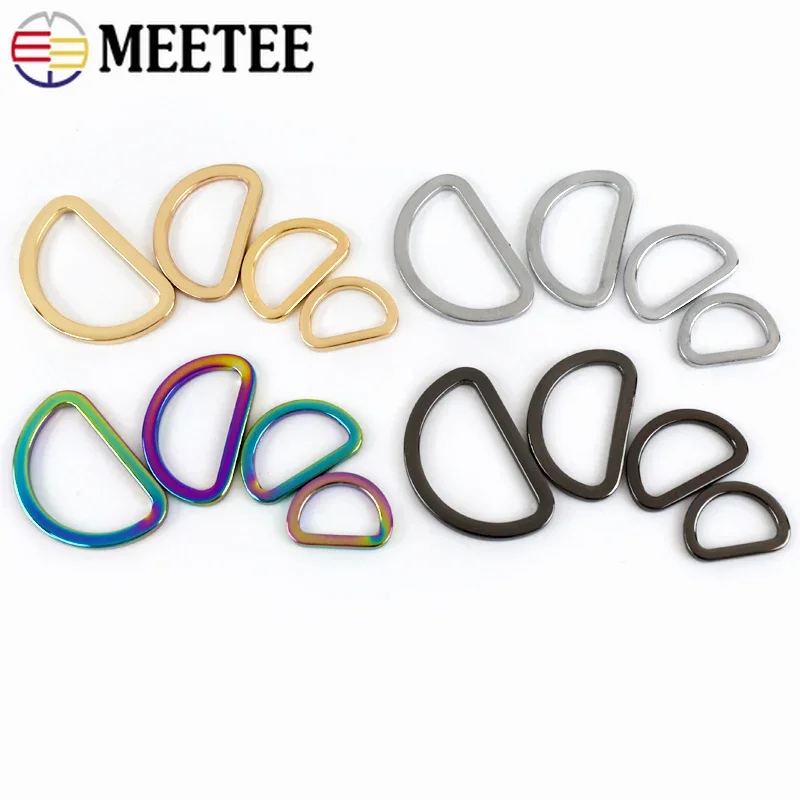 50Pcs 16-38mm D Rings Metal Bu - огляд і ціна Leatherwork Hardware