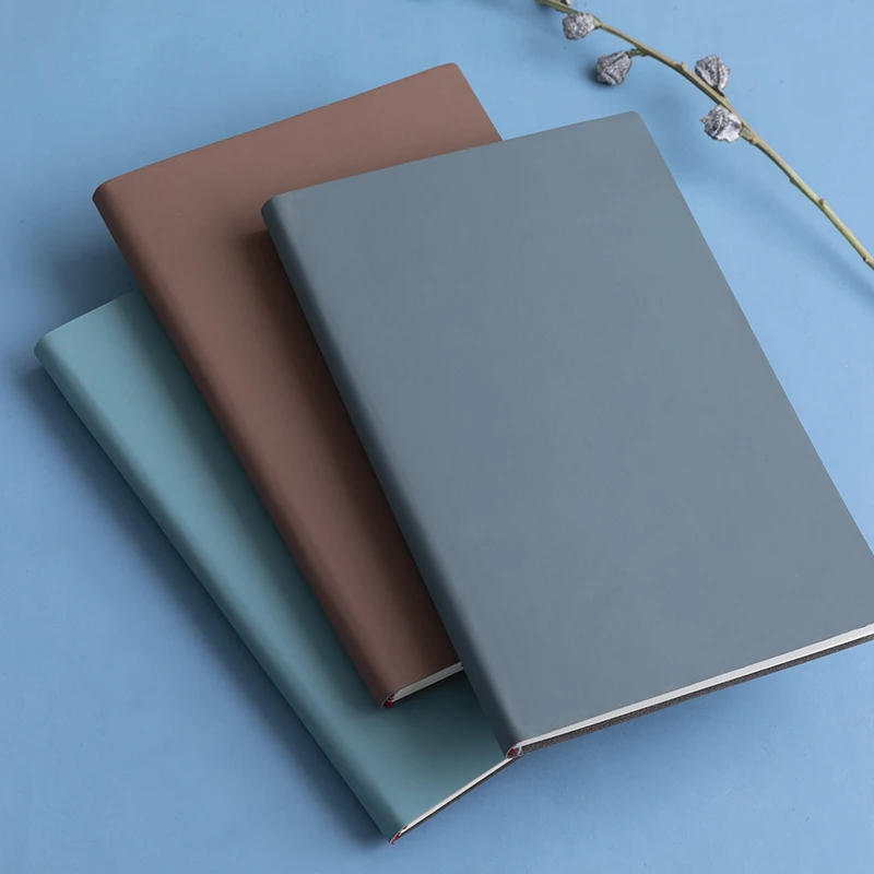 A5 Soft Leather Notebook with  - огляд і ціна Leather Work Notepad