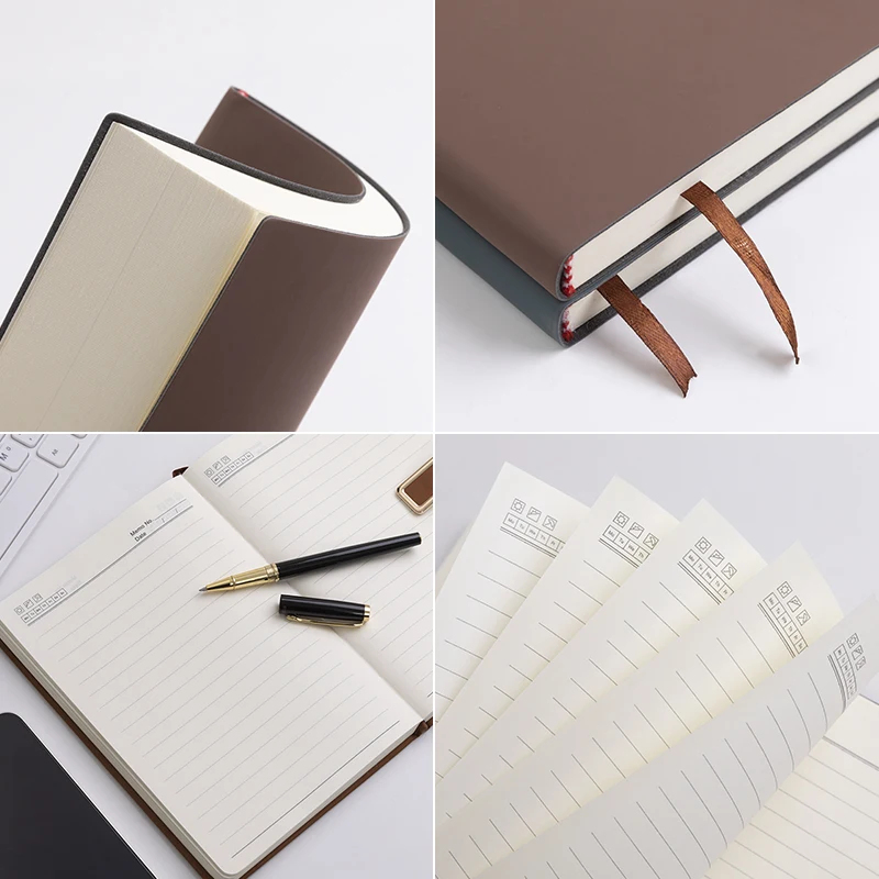A5 Soft Leather Notebook with  - огляд і ціна Leather Work Notepad