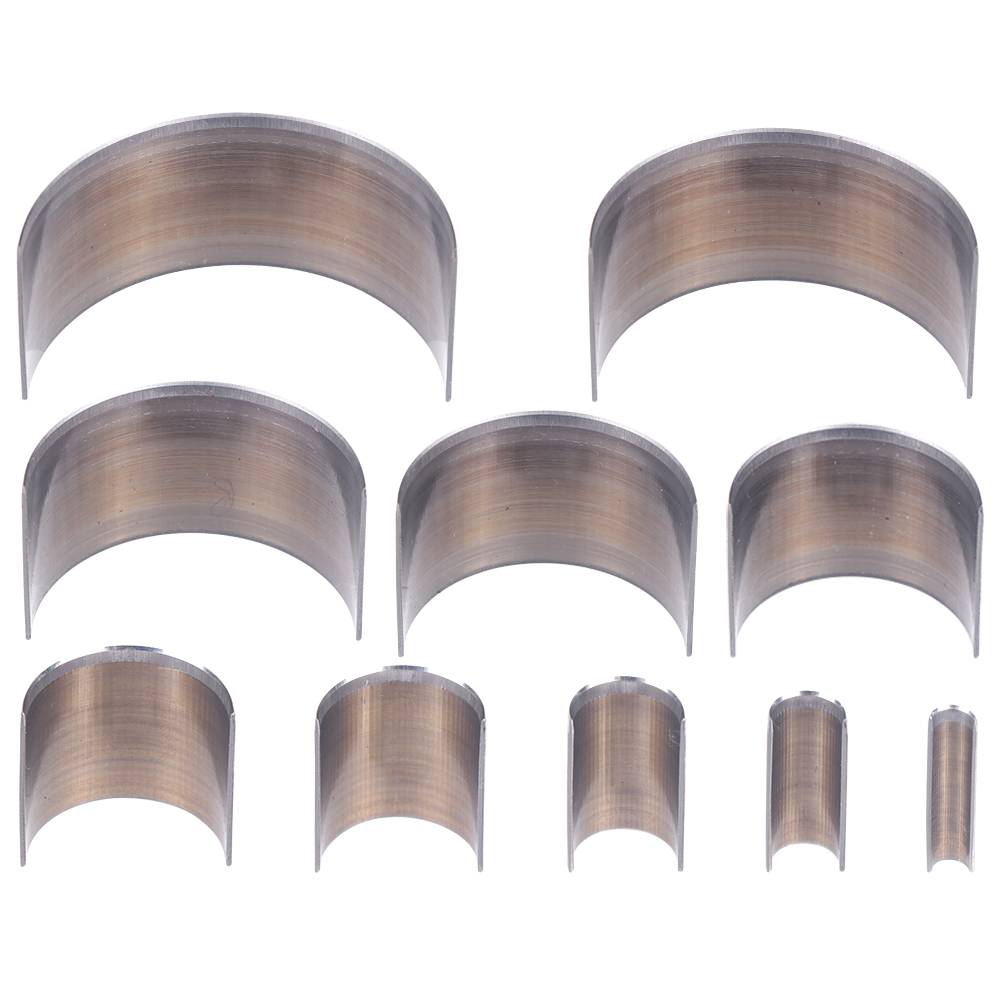 10pc/set Half Circle Punching  - огляд і ціна Leather Stamp Set