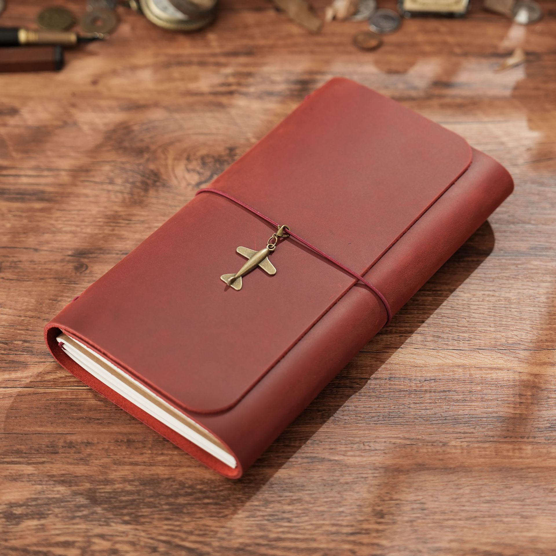 New Arrival Triple Fold TN Tra - огляд і ціна Leather Work Notepad