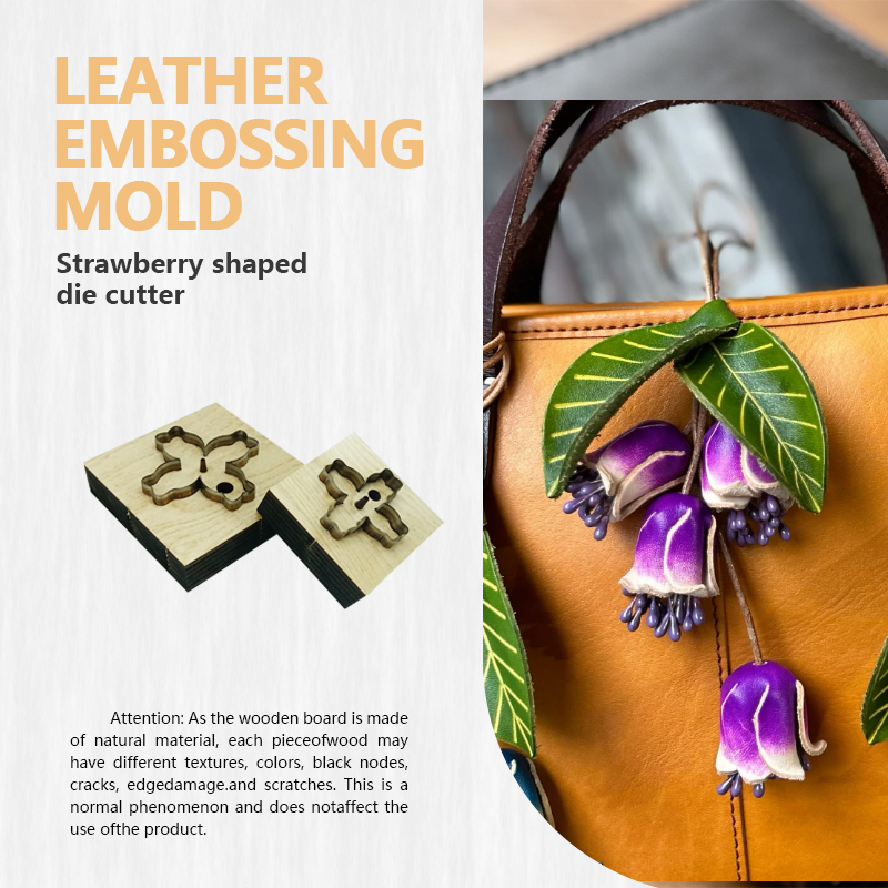 Large And Small Bell Flower Le - огляд і ціна Leatherwork Flowers