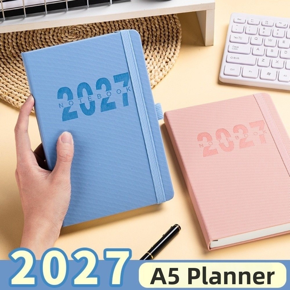 English 2027 Schedule Planner  - огляд і ціна Leather Work Notepad