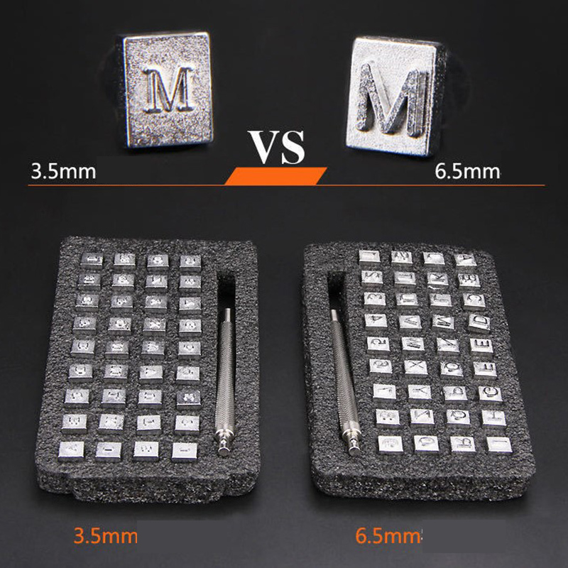 36pcs Steel Alphabet letter Nu - огляд і ціна Leather Stamp Set