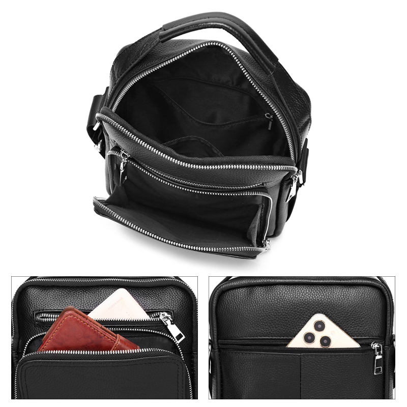 SCHLATUM Genuine Leather Men C - огляд і ціна Leather Work Bag Men