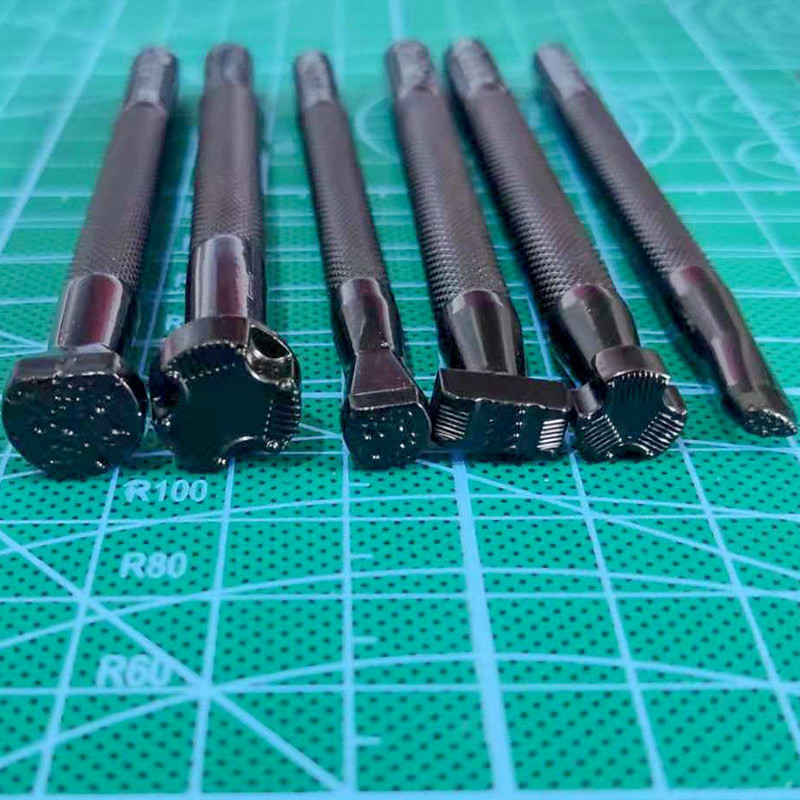 6Pcs Leather Printing Tool All - огляд і ціна Leather Stamp Set