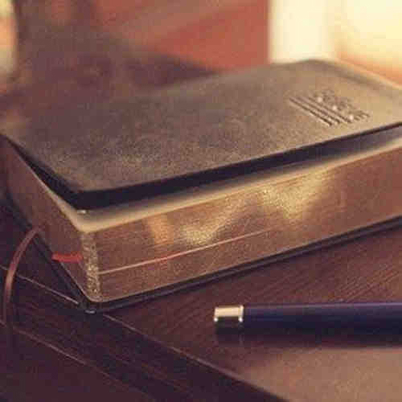 Vintage Thick Leather Bible No - огляд і ціна Leather Work Notepad