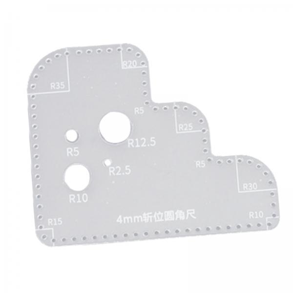 Acrylic Template for Leather C - огляд і ціна Leatherwork Ruler