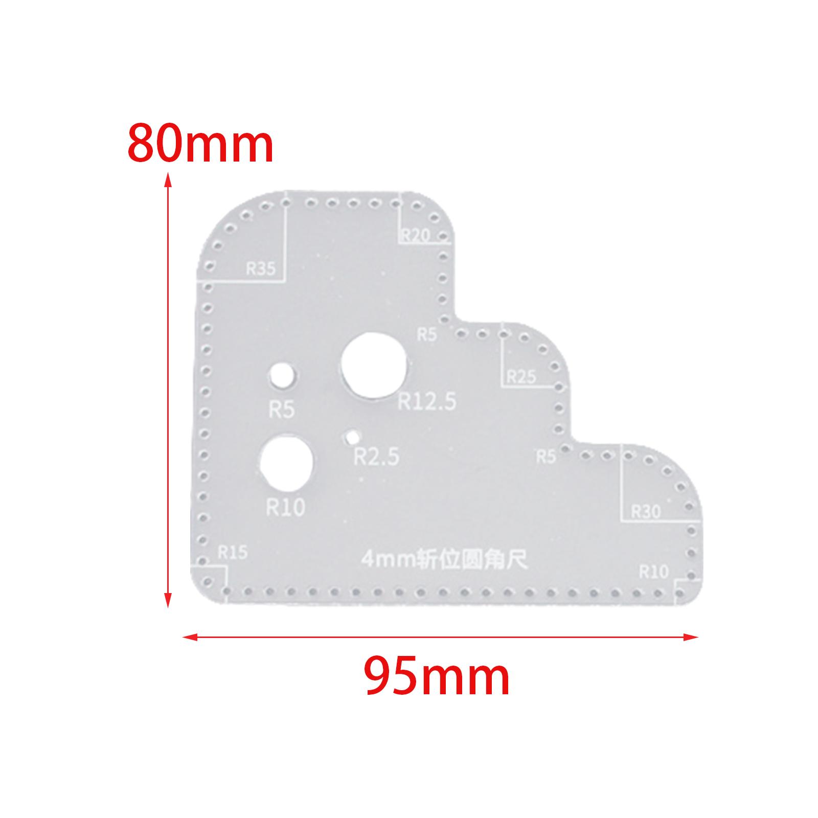 Circle Template Clear Acrylic  - огляд і ціна Leatherwork Ruler