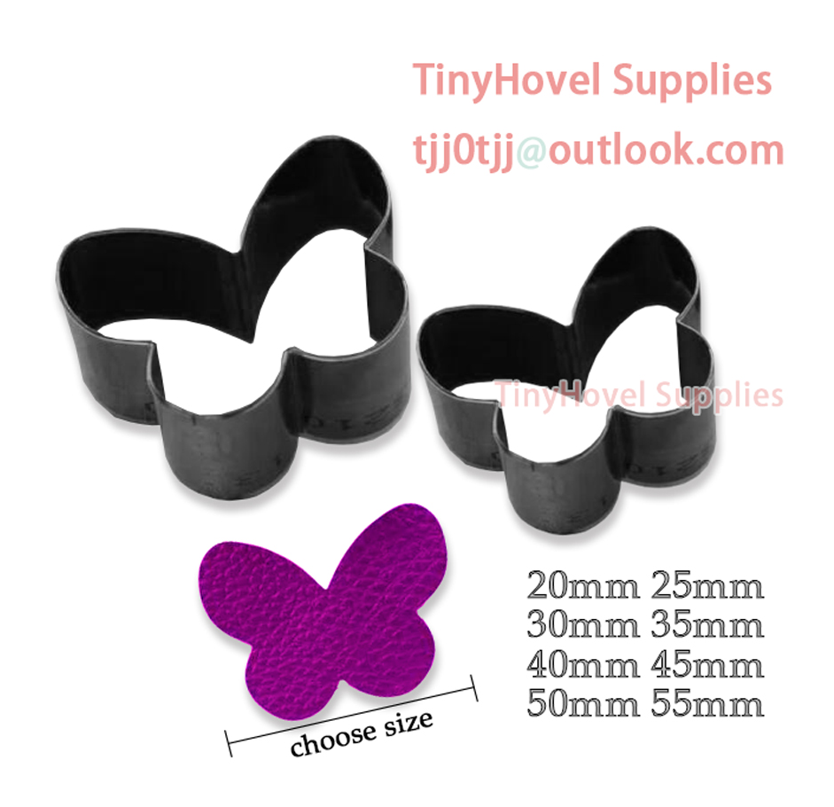20mm-100mm Butterfly shape Ste - огляд і ціна Leatherwork Flowers